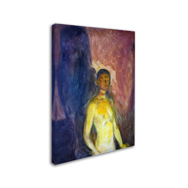 Edvard Munch 'Selfportrait In Hell' Canvas Art,18x24